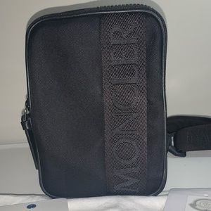 Moncler Jaquard logo shoulder bag